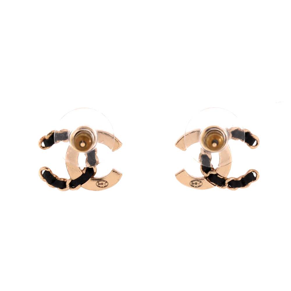 Chanel Cc Stud Earrings Metal With #228209C93B - Picture 3 of 3